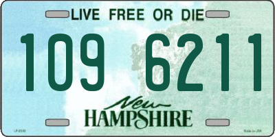 NH license plate 1096211