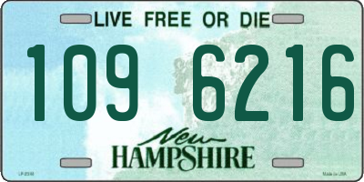 NH license plate 1096216