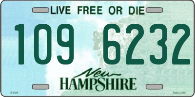NH license plate 1096232