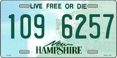 NH license plate 1096257
