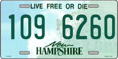 NH license plate 1096260