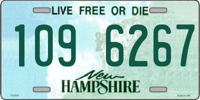 NH license plate 1096267