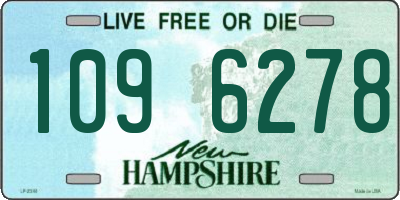 NH license plate 1096278