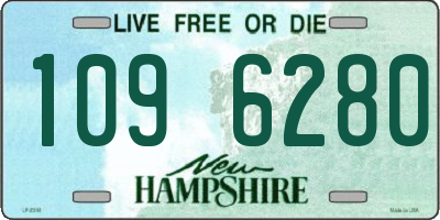 NH license plate 1096280