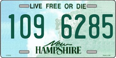 NH license plate 1096285