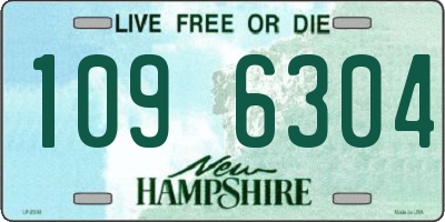 NH license plate 1096304