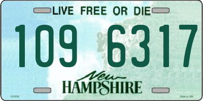 NH license plate 1096317