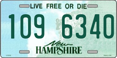 NH license plate 1096340