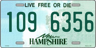 NH license plate 1096356