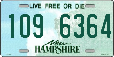 NH license plate 1096364