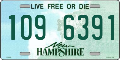 NH license plate 1096391