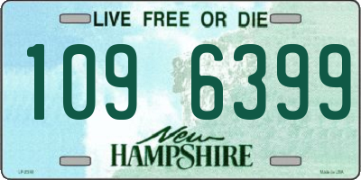 NH license plate 1096399