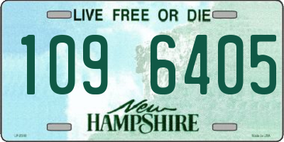 NH license plate 1096405