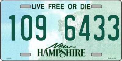 NH license plate 1096433