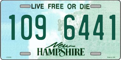 NH license plate 1096441