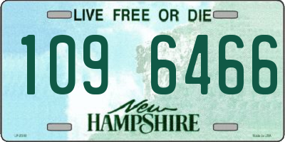 NH license plate 1096466