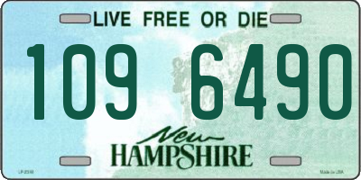 NH license plate 1096490