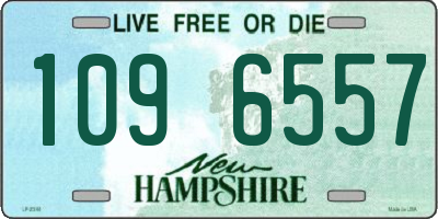 NH license plate 1096557