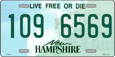 NH license plate 1096569