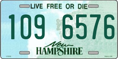 NH license plate 1096576