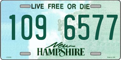 NH license plate 1096577