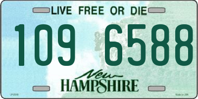 NH license plate 1096588