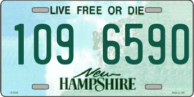 NH license plate 1096590