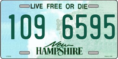 NH license plate 1096595