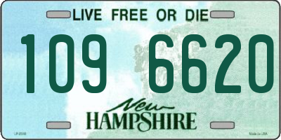 NH license plate 1096620