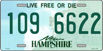 NH license plate 1096622