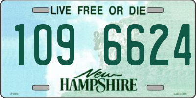 NH license plate 1096624