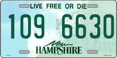 NH license plate 1096630