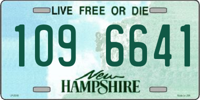 NH license plate 1096641
