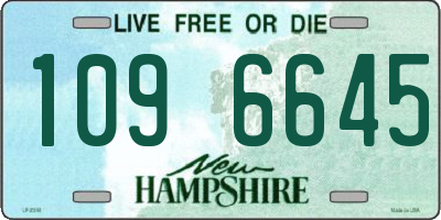 NH license plate 1096645