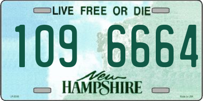 NH license plate 1096664