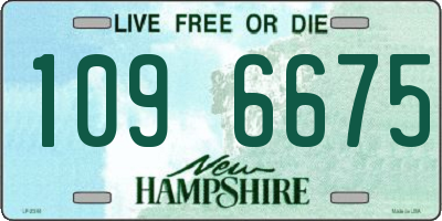 NH license plate 1096675