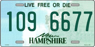 NH license plate 1096677