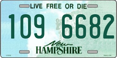 NH license plate 1096682