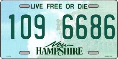 NH license plate 1096686