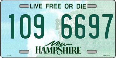 NH license plate 1096697