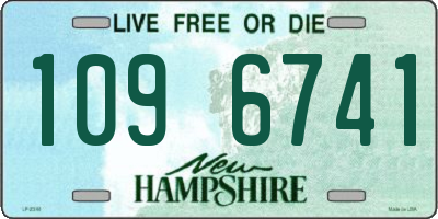 NH license plate 1096741