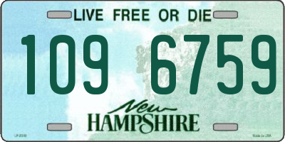 NH license plate 1096759