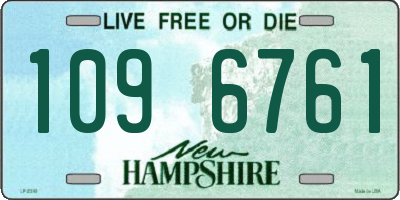 NH license plate 1096761