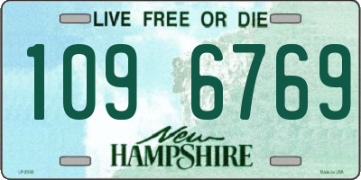 NH license plate 1096769
