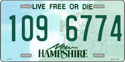NH license plate 1096774