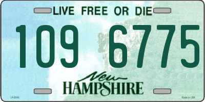 NH license plate 1096775