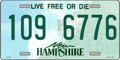 NH license plate 1096776
