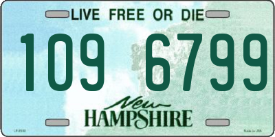 NH license plate 1096799