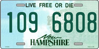 NH license plate 1096808