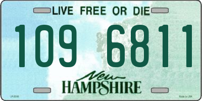 NH license plate 1096811
